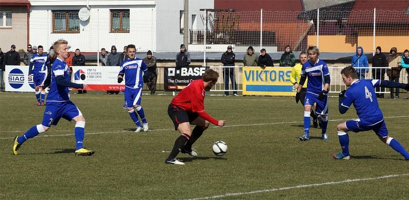 Z utkání 20. kola ČFL MFK Chrudim – SK Strakonice 1908 3:2 (2:1).