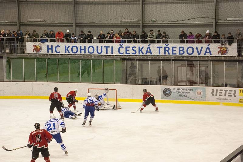 Ze čtvrtého utkání semifinálové série play off Č. Třebová - Chrudim 5:4 PP  (0:1, 3:1, 1:2 1:0)