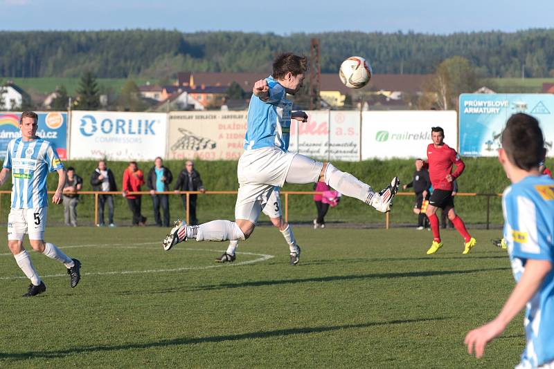 Fotbalisté České Třebové podlehli mužstvu ze Slatiňan 1:0.