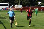 Z třetiligového utkání Karlovy Vary - MFK Chrudim 3:3. 