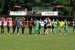 Z třetiligového utkání Karlovy Vary - MFK Chrudim 3:3. 