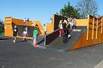 Skate and bike park v Nasavrkách byl slavnostně otevřen první den nového školního roku.