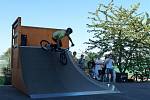 Skate and bike park v Nasavrkách byl slavnostně otevřen první den nového školního roku.