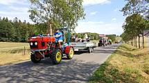 Ve Žďárci u Seče se konal Železnohorský traktor 2018.