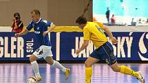 Z utkání UEFA Futsal Cupu Hurtap Leczyca - Nautara Kaunas.