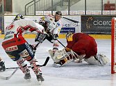 Hokejová příprava HC Chrudim – Dukla Jihlava 1:2 (0:2, 0:0, 1:0).