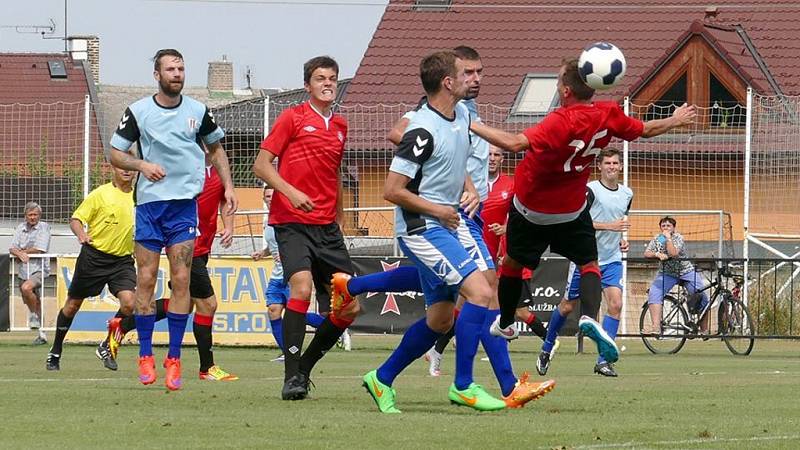 Z utkání 2. kola ČFL MFK Chrudim - Zápy 2:1.