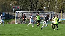 Z fotbalového utkání I. A třídy Žamberk - SK Chrudim 4:0.