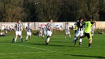 Z fotbalového utkání I. A třídy Žamberk - SK Chrudim 4:0.