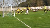 Z fotbalového utkání I. A třídy Žamberk - SK Chrudim 4:0.