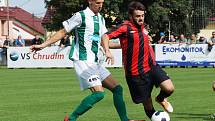 Z utkání 2. kola ČFL MFK Chrudim - Bohemians Praha 1:0.