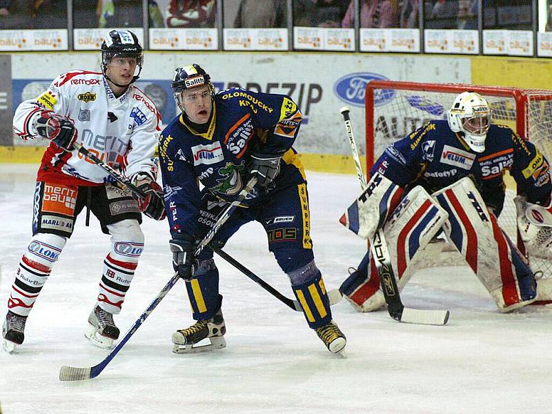 Z utkání play out I. hokejové ligy HC Chrudim – Salith Šumperk 9:4.