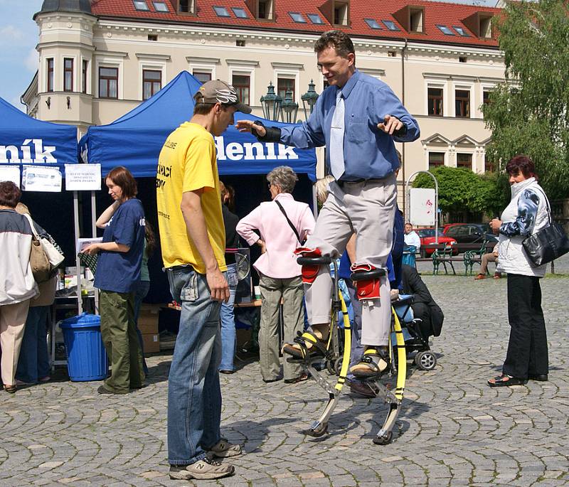 Resselovo náměstí patřilo již potřetí Dnu s Deníkem a debatě o obchvatu Chrudimi.