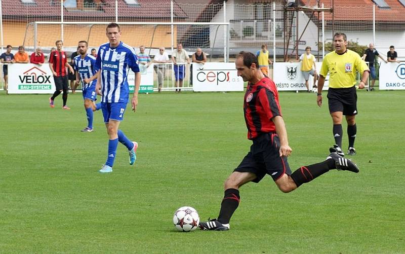 Z třetiligového utkání MFK Chrudim - Roudnice nad Labem 2:2.