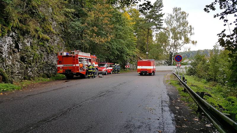 Hořel hrad Oheb, jenom jako.