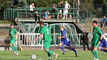 Z utkání krajského přeboru ve fotbale FC Hlinsko - Agria Choceň 4:0 (1:0)