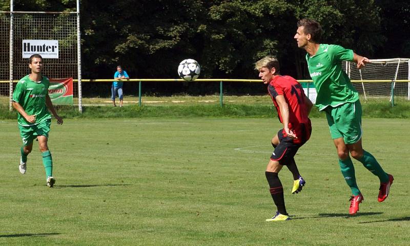 Z třetiligového utkání Karlovy Vary - MFK Chrudim 3:3. 