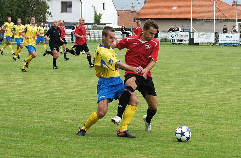 MFK Chrudim porazil na domácí půdě ve své premiéře v ČFL Ovčáry 2:0.