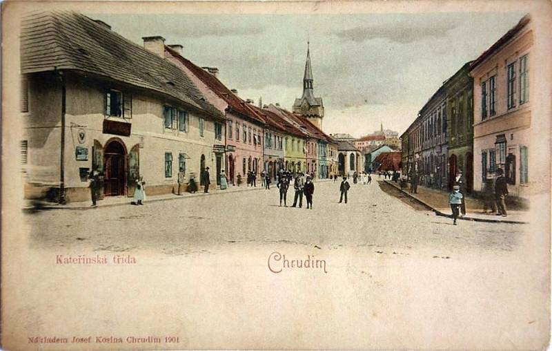 Kateřinské předměstí z roku 1901.