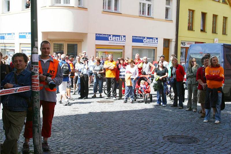 Chrudimskými ulicemi projel další ročník závodu horksých kol MTB Manitou Železné hory.