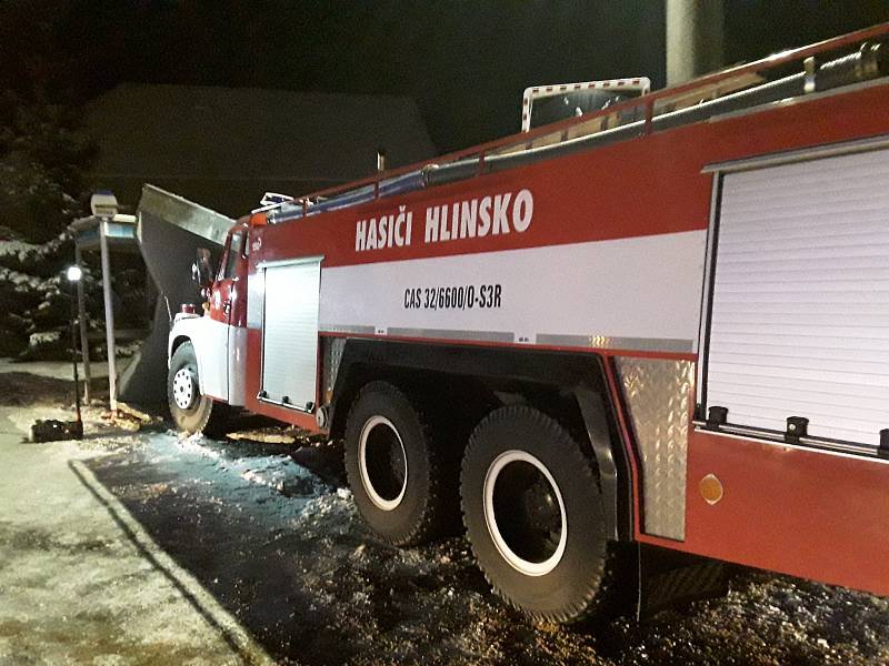 Nehoda hasičů ve Vortové