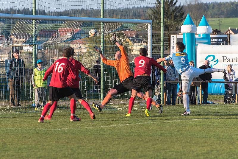 Fotbalisté České Třebové podlehli mužstvu ze Slatiňan 1:0.