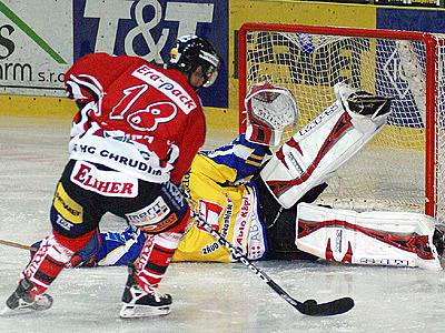 V 5. kole druhé ligy zvítězili hokejisté HC Chrudim v pohledném a bojovném zápase nad doposud vedoucím celkem soutěže IHC Písek 3:1.