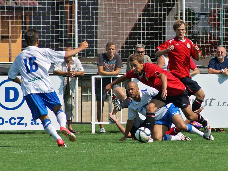 V domácí premiéře nového ročníku České fotbalové ligy místní tým MFK pouze remizoval 1:1 s nováčkem z Převýšova. Chrudimští vedli od 73. minuty gólem Radima Holuba z penalty, hosté vyrovnali ve třetí minutě nastaveného času trefou Bedřicha France.