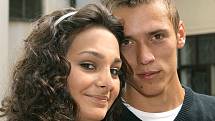 Na svatbě byl i futsalista a fotbalista Jan Lištván s přítelkyní.