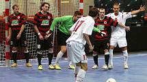 Z utkání I. futsalové ligy Era-Pack Chrudim - Benago Zruč 5:1.