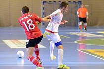 Chance futsal liga - 1. finále play off: FK ERA-PACK Chrudim - SK Slavia Praha.