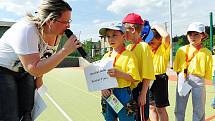 Sportovní hry dětí z mateřských škol mikroregionu Chrudimsku se konaly na hřišti v Rabštejnské Lhotě.