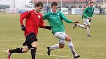 Z utkání 1. jarního kola ČFL: MFK Chrudim – Loko Vltavín 3:1 (3:1).