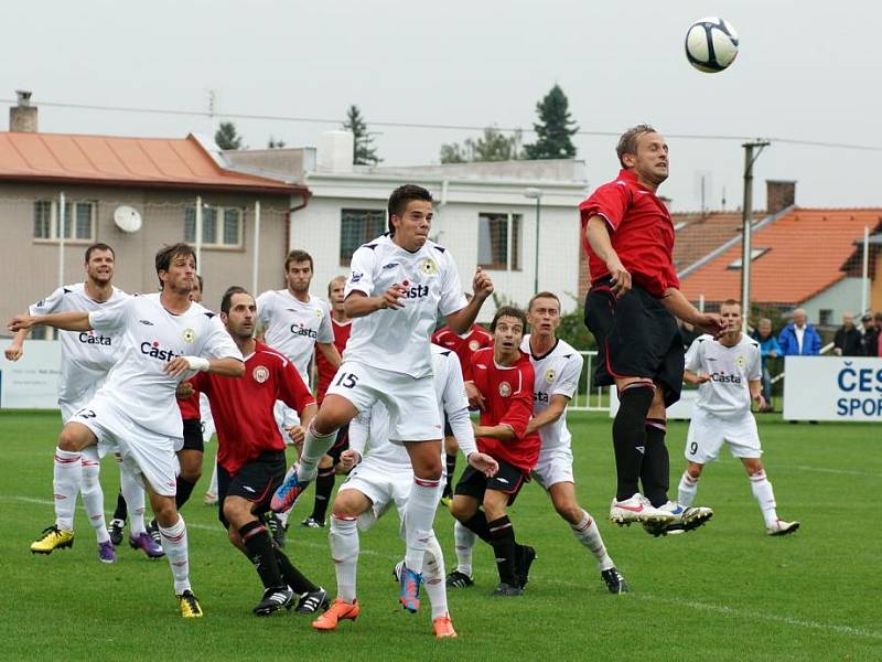 Fotbalisté MFK Chrudim porazili doma Písek 2:0. 