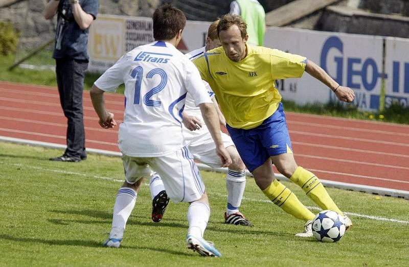 Z divizního derby AFK Chrudim - Letohrad 1:1.