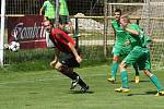 Z třetiligového utkání Karlovy Vary - MFK Chrudim 3:3. 