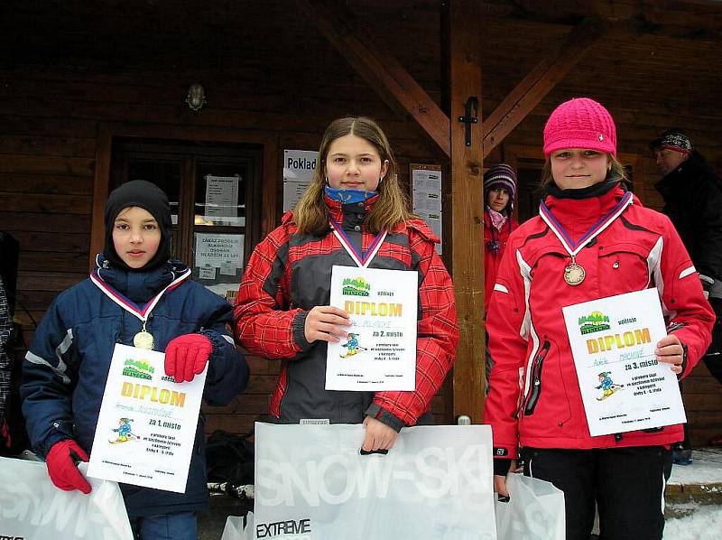 Přebor škol mikroregionu Hlinecko v lyžování v Trhové Kamenici.