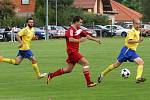 Z utkání druhého kola ČFL Louňovice - MFK Chrudim 2:0 (1:0)