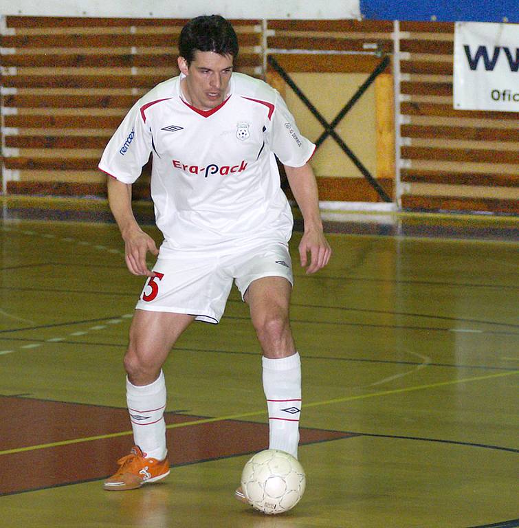 Z futsalového utkání Era-Chrudim - Nejzbach Vysoké Mýto.