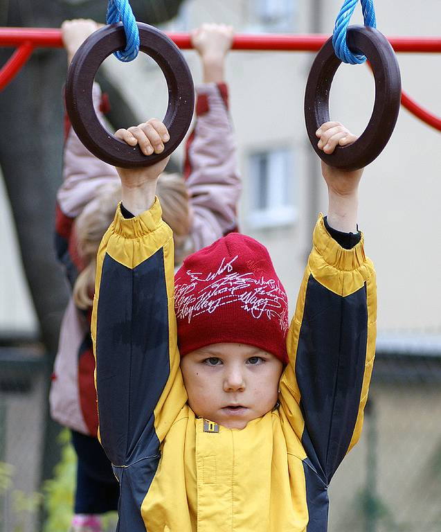 Děti ze školky Víta Nejedlého.