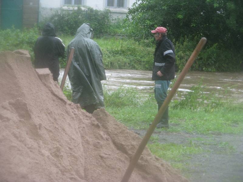 Záplavy na Chrudimsku, 25. 6. 2013 - Bítovany