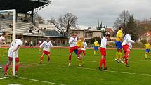 Z divizního utkání AFK Chrudim - Slovan Pardubice 6:1.