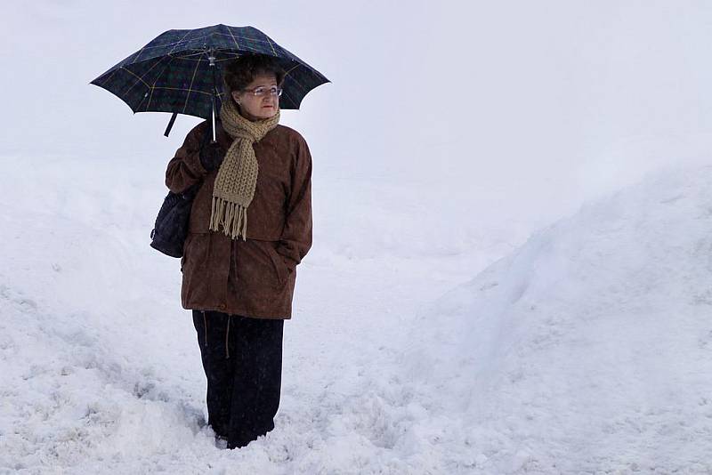 V Hlinsku jsou na hromady sněhu zvyklí. Středa 15. 12. v druhém největším městě okresu