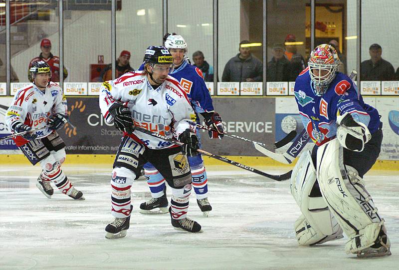 HC Chrudim porazil Chomutov  v 25. kole I. hokejové ligy 4:3 až po samostatných nájezdech