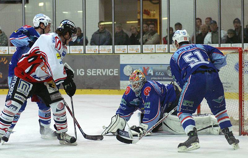 HC Chrudim porazil Chomutov  v 25. kole I. hokejové ligy 4:3 až po samostatných nájezdech