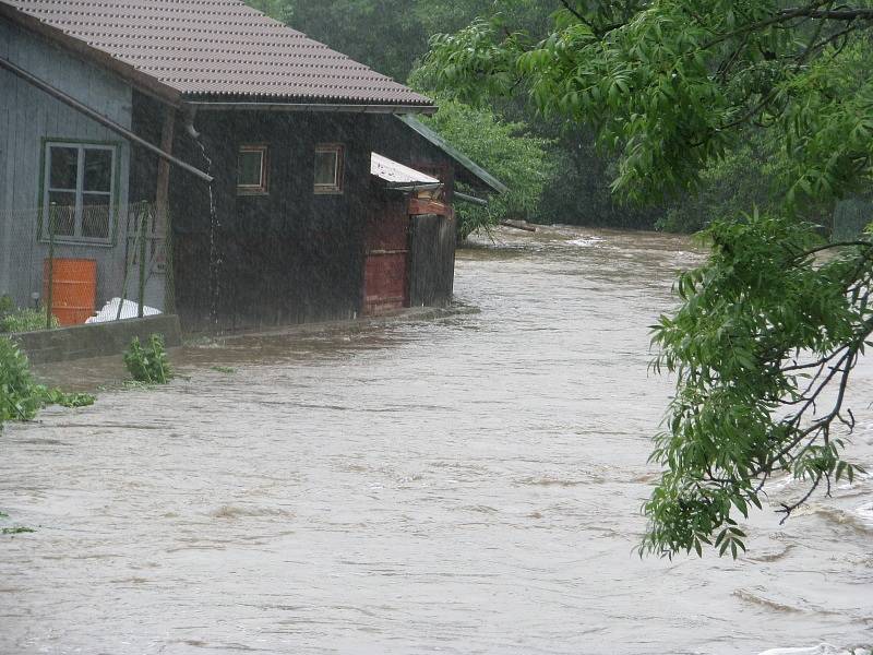Záplavy na Chrudimsku, 25. 6. 2013 - Zaječice