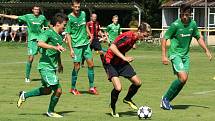 Z třetiligového utkání Karlovy Vary - MFK Chrudim 3:3. 