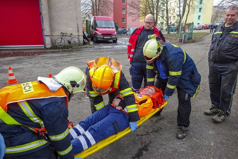 Školení hasičů v Třemošnici