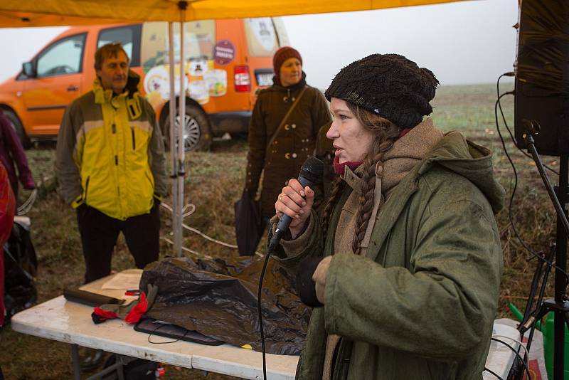 Sázení lipové aleje z Hlinska do Studnic