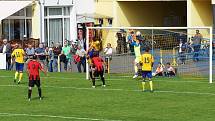 Z utkání 4. kola ČFL Písek - MFK Chrudim 4:2.